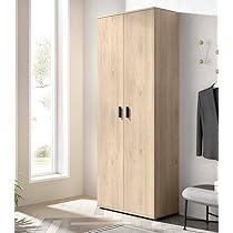 Armadio Multiuso Oxnard Bianco Lucido - 4 Ante, 1 Cassetto, 60x29x182 Cm, Per Bagno, Lavanderia, Ingresso - Foto 13