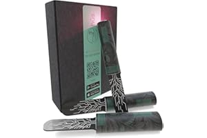 hûs+ Flower smart 【 A Babysitter for Your Plants 】 Smart WiFi Pflanzensensor Gießanzeiger Feuchtigkeitsmesser für Pflanzen - Bodentester Wasserdicht WLAN Sensor digital (6, Botanical Black)