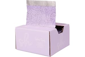SIMPLY HAIR Foglio per capelli extra largo, per parrucchieri e balayage, 500 fogli pretagliati e prepiegati, 12,7 x 27,9 cm (Lilac Leaf)