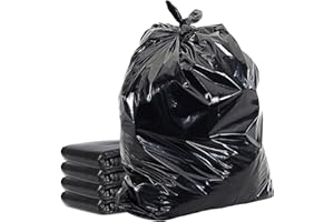 HOMESmith Extra Large & Extra Heavy Duty Refuse Sacks, Black Colour Bin Bags Pack of 20