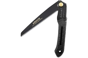 NORDIC POCKET SAW Nordic Pruning Saw for Gardening & Folding Saw Bushcraft - Arnvik - 8 Teeth per Inch - 21 cm Hardened SK5 Steel Blade for Wood - for Cutting Trees in Your Garden or Firewood When Camping