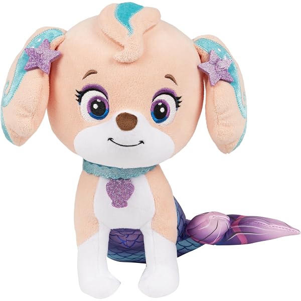 Coussin Doudou Paw Patrol Skye Et Everest - Velours Doux 32x31 Cm - Décoration Chambre Enfant Oeko-TEX - 9