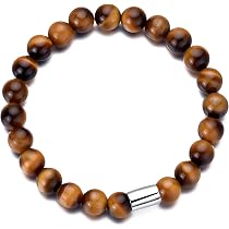 Bracciale pietra Occhio di Tigre e Occhio di Falco | Robin