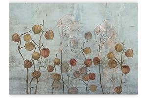 murando - Carta da Parati Adesiva Natura 147x105 cm Fotomurali Adesivi Murali Rivestimento Parete Moderna per Pareti Adesiva Muro Decorativo Fotomurale Impianti Fiori come dipinto