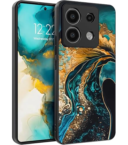 Kepuch Silklike Hülle Für Redmi Note 13 Pro+ – Mit Metallplatte Für Magnetische Halterung, Schwarz, Aus TPU & PC