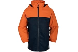 NORDOIS Softshelljacke Kinder Winddicht und Wasserdicht Jungen Regenjacke Outdoor mit Kapuze Atmungsaktiv zum Wandern
