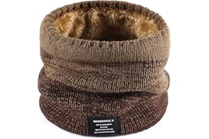 Rayson Szalik damski typu Loop na zimę, bawełniany, ciepły szal z polaru, miękki, z dzianiny, dla mężczyzn i kobiet