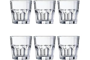 Arcoroc J2610 Vasos Bajos Vidrio, transparente, 16 cl, 6 unidades