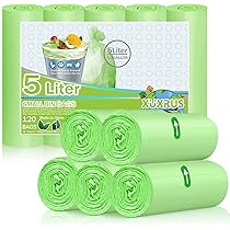 Holzoptik Mülleimer Mit Schaukeldeckel - 29x29cm Abfallkorb Für Bad & Büro