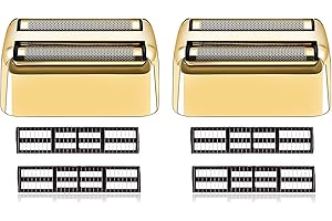 AUDOC Parte di ricambio per la rasatura compatibile con il rasoio a lamina BaByliss FXFS2G/FXFS2,testina di rasatura per rasoio elettrico Lamina da barba compatibile con il rasoio a lamina BaByliss 2 set