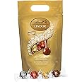 Lindt LINDOR Praline di Cioccolato al Latte, Fondente, Bianco, Nocciola, 80 Cioccolatini, in confezione assortita maxi format