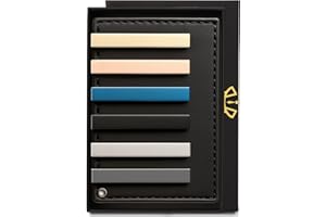 AOLVO Tie Clips for Men, Shiny & Matte Necktie Tie Bar Pinch Clips, Valued Pack in a Gift Box