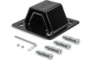 JDC Anclaje Al Suelo De Acero Endurecido De Alta Resistencia para Motocicleta - Sphere Pro - Negro