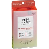 Voesh Pedi In Box Deluxe Gurken-Fußpflege Set – Mit Bad, Peeling, Maske & Butter