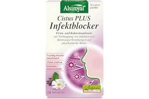 ‎ALSIROYAL Alsiroyal Cistus Infektblocker 30 Tabl. – Natürlicher Schutz mit Cistus Creticus & Holunder - 300 mg Polyphenole pro Tag - fruchtig-frischer Geschmack - ohne Resistenzbildung - für Kinder ab 6 Jahre