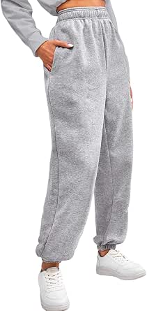 Onsoyours Pantaloni della Tuta Inferiori da Donna Foderato in Pile Tasche Vita  Alta Sportivo Palestra Pantaloni Sportivi da Jogger Pantaloni Lounge :  Amazon.it: Abbigliamento