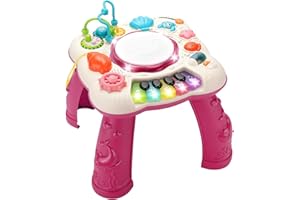 Tokidaring Baby Toys Baby Activity Table Baby Musical Toys Learning Musical Toys Activity Center for 3 Years Old Boys Girls Gifts