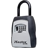 Master Lock Tuş Kilidi Kutusu, Ev Anahtarları i&ccedil;in Dış Mekan Kilit Kutusu, Şifreli Kilitli Anahtar Kasası, 5 Anahtar Kapasite