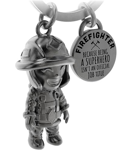 Ashton And Finch Portachiavi In Legno – Inciso Trust Me, I'm A Firefighter – Regalo Per Vigili Del Fuoco