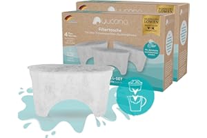 yucona® Nachfüll-Set, 6 Monate | Für Brita® Marella® Maxtra pro® | 96% weniger Plastik, Dank austauschbaren Aktivkohlefiltern aus Kokosnussschalen [Made in Germany]
