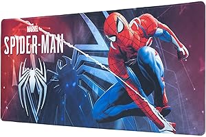 GRUPO ERIK Tapis de Souris XXL Spider-Man - Tapis de Bureau 80 x 35 cm, sous Licence Officielle | sous Main Bureau, Accessoire pour PC, Tapis de Souris Gamer