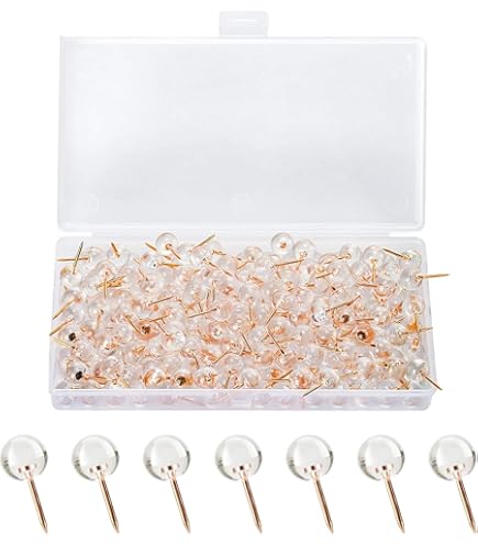 60 Pièces Noir Pince à Punaise Punaises Tableau Liège Avec