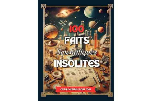 100 Faits Scientifiques Insolites: Beau livre d'anecdotes scientifiques surprenantes expliquées à tous avec de superbes illustrations.