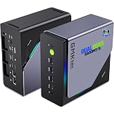 GMKtec Oyun Mini PC AMD Ryzen 7 H 255 (Y&uuml;kseltilmiş 8745HS) 32GB RAM &Ccedil;ift NIC LAN 2.5Gbps Masa&uuml;st&uuml; Bilgisayarlar 4K Ekran, Wi