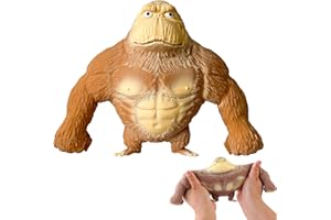 shallyong Monkey Splat, Monkey World, Orangután de Descompresión Extraíble, Juguete de Descompresión para Adultos y Niños (Brown)