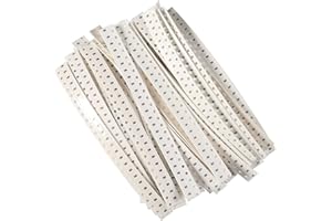 AOICRIE 1500pcs 0603 SMD Resistor Kit 60 Values 0603 SMD Capacitor 0-10M Ohm 1/10W 0.125W SMT Chip Resistors Assortment Kit ±1% Tolerance Thick Film
