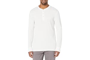 Amazon Essentials Men's Regular-Fit Long-Sleeve Waffle Henley Shirt