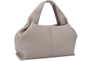 RuiDay Bolso bandolera mujer piel, osos de mano mujer, bolso de mano elegante mujer bolso, bolsos mujer de hombro moda con bandolera desmontable para uso diario / viajeros