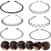 Serre-Tête Noir, Serre Tête Femme Scintillantes Bandeau Épais Rembourré