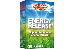 Red Kooga Energy Release Tablets | with Korean Panax Ginseng, Guarana & B Vitamins | Helps Promote Vitality and Maintain Mental Alertness | 30 Easy-to-Swallow Tablets