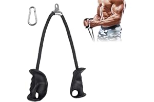 ‎DASKING DASKING Trizepsseil Unterarmtrainer Ergonomisches Griffe, Kabelmaschine Trizeps Ergonomischen Rutschfestem Griff, Arm-Krafttraining für Trizepsübungen, Bizeps-Curls, Muskeltraining – Heimfitnessgeräte