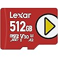 Lexar PLAY Micro SD 512 GB, Scheda microSDXC UHS-I, Lettura Fino a 150MB/s, Compatibile con Nintendo Switch, dispositivi di g