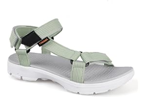 riemot Sandalias deportivas de mujer y hombre,ajustables y cómodas con suela antideslizante y forro suave de Punta Descubierta,Sandalias de Verano, deportivo,senderismo