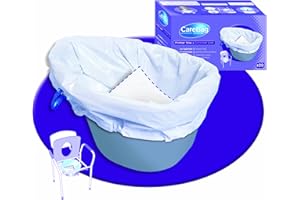 NRS Healthcare CareBag Einweg-Beutel für Nachttopf, nicht biologisch abbaubar, 20 Stück