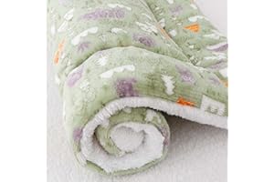 iik Cozy Calming Cat Blanket, Ultra Soft Dog/Cat Bed Mat with Cute Prints, Dog/Cat Blankets for Indoor Cats, Warm Pet Mat in A Variety of Sizes to Fit Most Pets (J,12 * 10in)