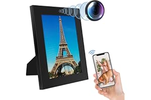 CYI Mini Telecamera WiFi, Micro Telecamera Spia Invisibile con Audio, Videocamera Sorveglianza Interno 5G&2.4G Spycam con Rilevamento del Movimento per la sicurezza di Casa e Ufficio