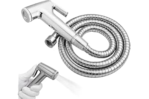 EVNFTUU Multi-Functional Bidet Spray,Hand Held Bidet Sprayer with Stainless Steel Hose for Bathroom or Toilet Cleaning