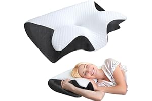 Tbintul Ortopedyczna poduszka pod kark z pianki z pamięcią kształtu, ergonomiczna poduszka pod głowę, ból karku, pianka z pamięcią kształtu, poduszka pod głowę na boki, plecy i brzuch, dla osób