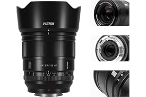 ‎VILTROX VILTROX Obiektywy z automatyczną ostrością 27 mm F1.2 do obiektywów Fuji X Mount Pro, standardowe obiektywy do aparatu Fujifilm X-T5, X-H2S, X-S10, X-T30II, X-T20, X-T10,