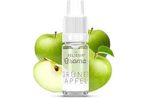 ‎BELISSIA Belissia Lebensmittelaroma - Grüner Apfel - Hochdosiertes Lebensmittel Aroma 10ml. Zur Verwendung in Lebensmitteln & Getränken für Vernebler, Nebelmaschinen, Diffuser uvm.