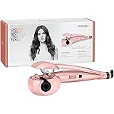 BaByliss 2664PRE Arricciacapelli automatico Curl Secret Rose Blush, cilindro in ceramica, direzione alternata dei ricci, 2 im