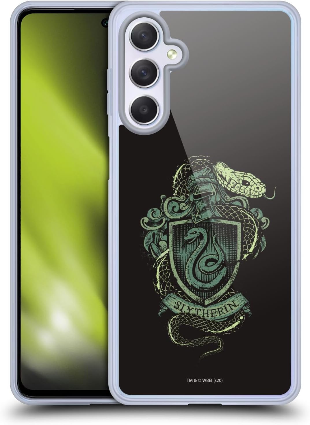 Head Case Designs Licenciado Oficialmente Harry Potter Slytherin Reliquias de la Muerte XIV Carcasa de Gel Suave Compatible con Samsung Galaxy M54 5G