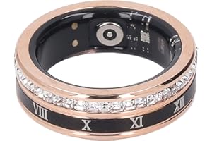 ANNADUE Smart Ring Fitness Tracker, Anneau de Moniteur de Fitness étanche avec Podomètre pour Android 5.0 et Supérieur, pour IOS10.0 et Supérieur (10)