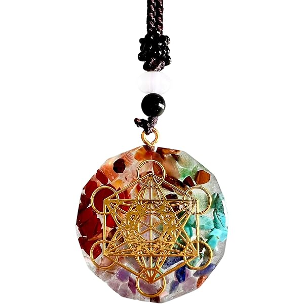 Collana Gemme 7 Chakra Catena Pietre Guarigione Catena Ciondoli A Pilastro Esagonale Per Uomini E Donne Collana Cristallo Amuleto Chakra Yoga, Guarigione Reiki E Meditazione Adatta Per Essere Regalata - Foto 12