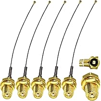 Adattatore Antenna Router Pc Cavo Antenna WiFi RG178 U.FL A SMA Angolo Retto | 6 POLLICI PER MINI PCI Cavo Antenna Angolato 6 Pollici - Foto 6