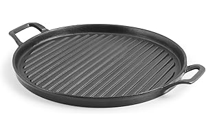 H&h bistecchiera ghisa tonda cm31